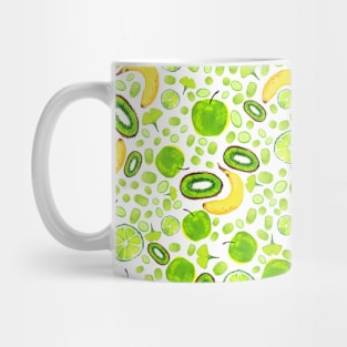 Apple, Kiwi, Grape, Banana and Gingko Mug